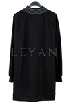 Orhan Store Desenli Tunik-LYN04751 Siyah