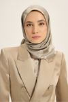 Maisa Farah Mulberry İpek Eşarp-LYN04782 Bej