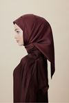Maisa Farah Mulberry İpek Eşarp-LYN04782 Kırmızı