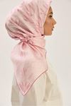 Maisa Lavi Tivil İpek Eşarp-LYN04783 Pembe