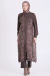 Behrem Qupra Detaylı İşlemeli Kap-LYN04792 Kahve
