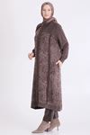 Behrem Qupra Detaylı İşlemeli Kap-LYN04792 Kahve