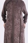 Behrem Qupra Detaylı İşlemeli Kap-LYN04792 Kahve