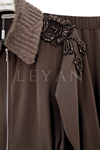 Müsemma Burçin Takım-LYN04795 Kahve