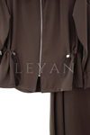 Müsemma Burçin Takım-LYN04795 Kahve