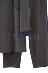 Fuat Gürşen İşlemeli Takım-LYN04796 Kahve