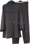 Fuat Gürşen İşlemeli Takım-LYN04796 Kahve